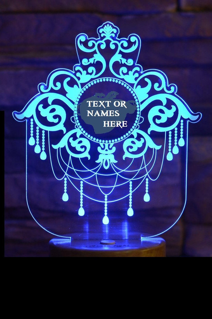 Dreamcatcher, 3D Illusion Smart APP Control 3D Illusion Night Light Bluetooth,Music,7&16M Color Mobile App,Made in UK