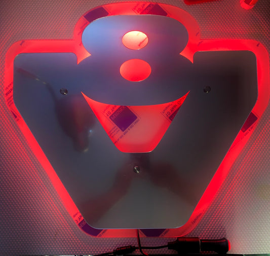 V8 Trucker Acrylic LED Back Board – Mirror Style Cabin Light (12V/24V)