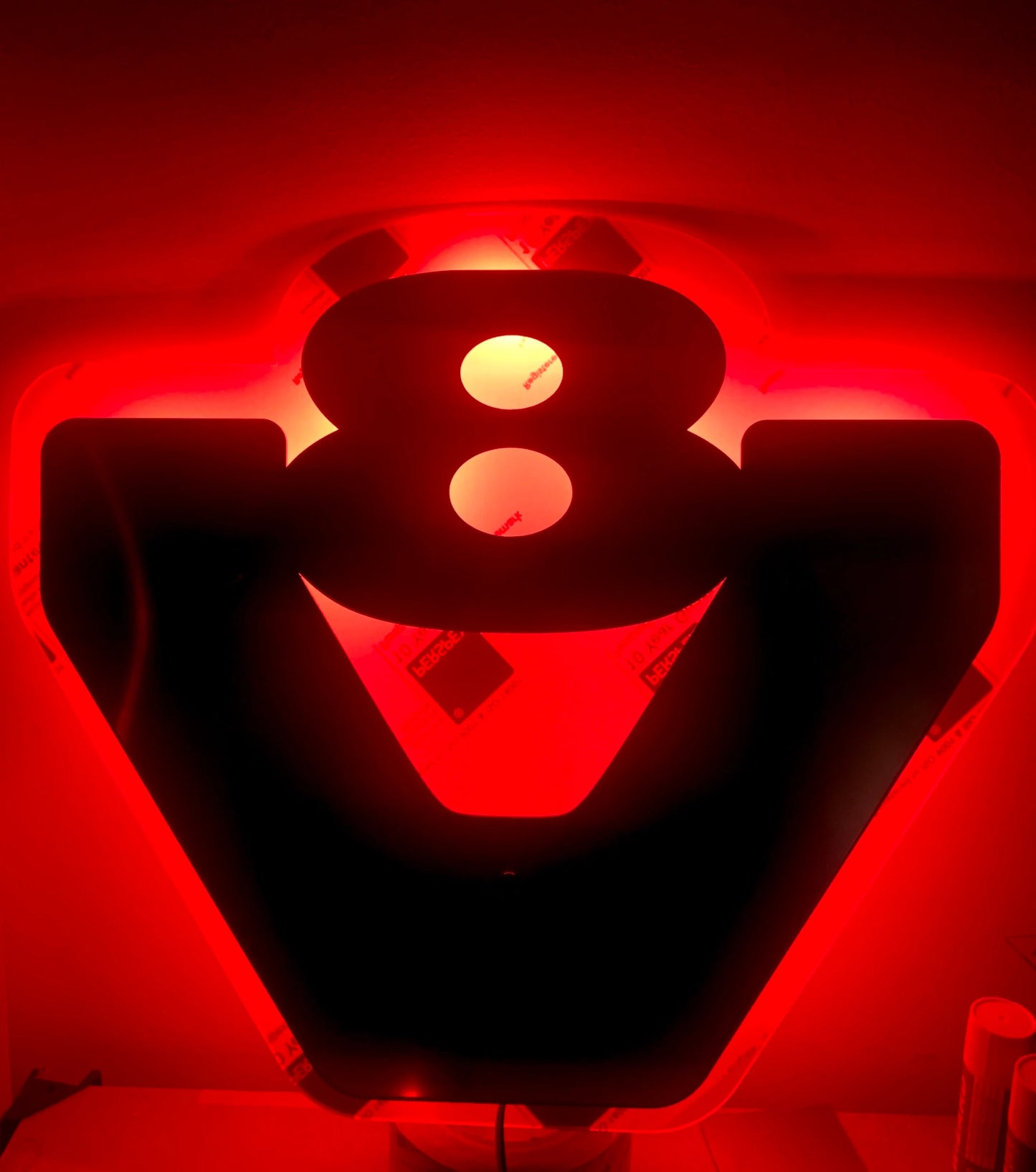 V8 Trucker Back Board Mirror Led Lichte Truck Interieur Acryl Led Board 12V of 24V