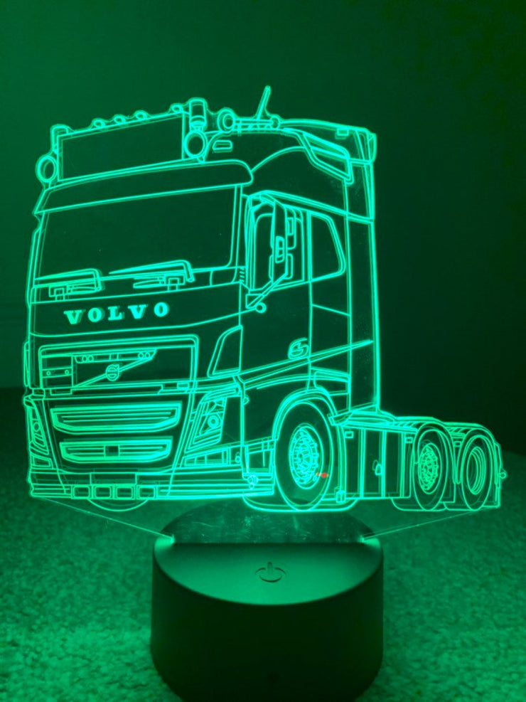 Volvo FH4 Truck 3D Illusion Smart APP Control 3D Illusion Night Light Bluetooth,Music,7&16M Color Mobile App,Made in UK