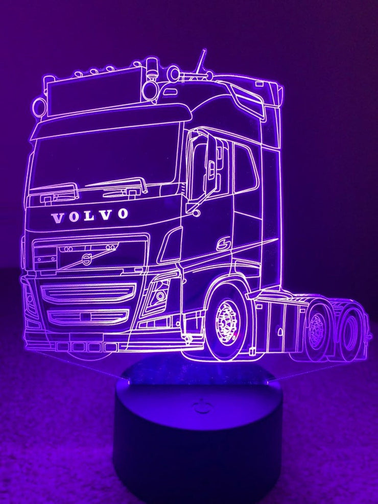 Volvo FH4 Truck 3D Illusion Smart APP Control 3D Illusion Night Light Bluetooth,Music,7&16M Color Mobile App,Made in UK