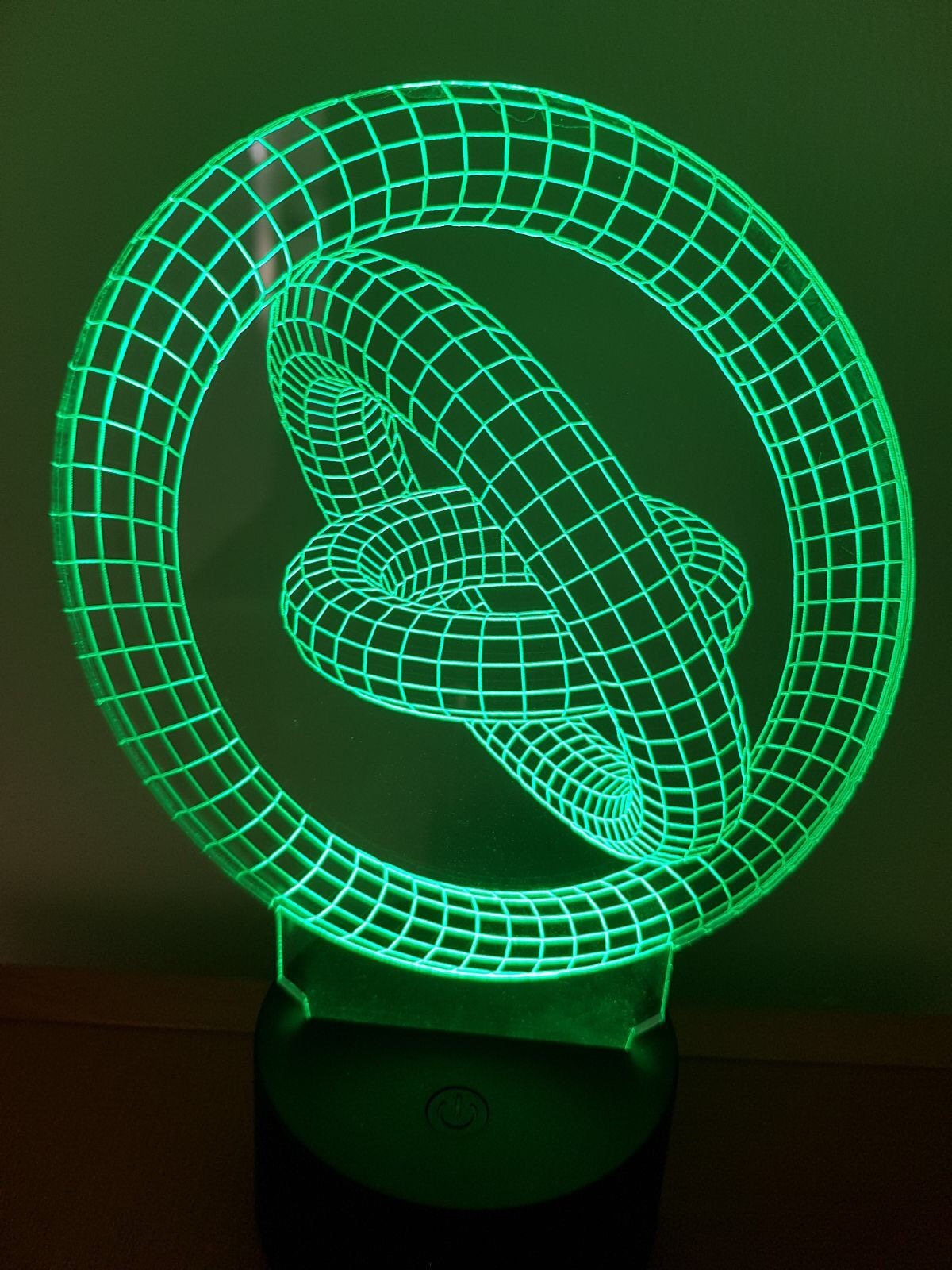 Circles. Newest 3D Bluetooth, Sensor Lamp Base APP Control Colors Changing LED Lamp , Can be personalised