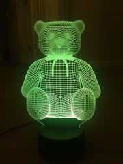 Teddy Bear,Personalized 3D Illusion ,Smart APP Control Bluetooth,Music,7&16M Color Mobile App,Night Light Can be personalised