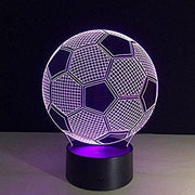 Soccer ball ,Personalized 3D Illusion Smart APP Control 3D Illusion Night Light Bluetooth,Music,7&16M Color Mobile App,made in UK