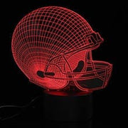 American football helmet,Personalized 3D Illusion Smart APP Control 3D Illusion Night Light Bluetooth,Music,7&16M Color Mobile App