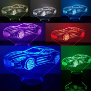 Aston Martin, 3D-Illusion Smart APP Control 3D-Illusion-Nachtlicht Bluetooth, Musik, 7 &amp; 16M Color Mobile App, Hergestellt in Großbritannien