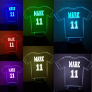 Soccer,Fotballer T-shirt 3D Illusion Smart APP Control 3D Illusion Night Light Bluetooth,Music,7&16M Color Mobile App,Made in UK