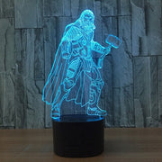 Thor  3D Illusion Smart APP Control 3D Illusion Night Light Bluetooth,Music,7&16M Color Mobile App,Made in UK