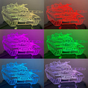 Tank 3D Illusion 3D Illusion Smart APP Control 3D Illusion Night Light Bluetooth,Music,7&16M Color Mobile App,Made in UK