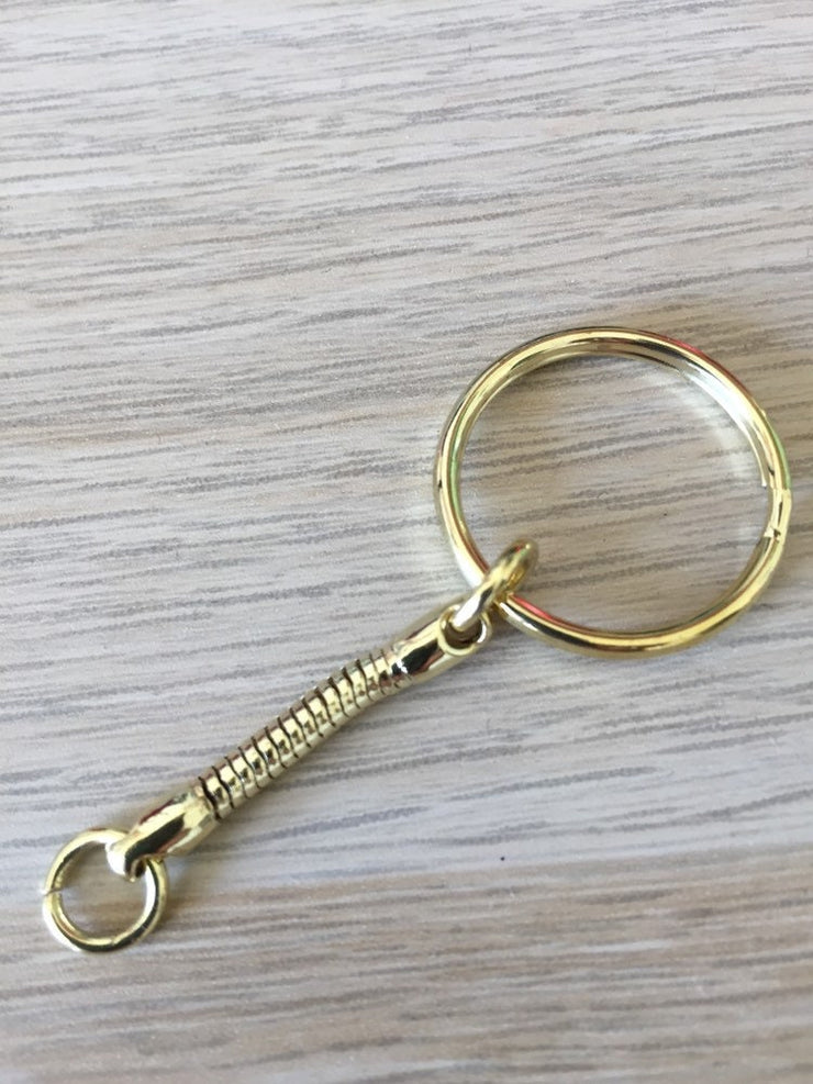 Personalised Calendar Keyring Special Date With Gold Plated Split Ring,Gift bag included