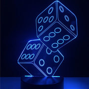 Dice 3D Illusion Smart APP Control 3D Illusion Night Light Bluetooth,Music,7&16M Color Mobile App,Made in UK