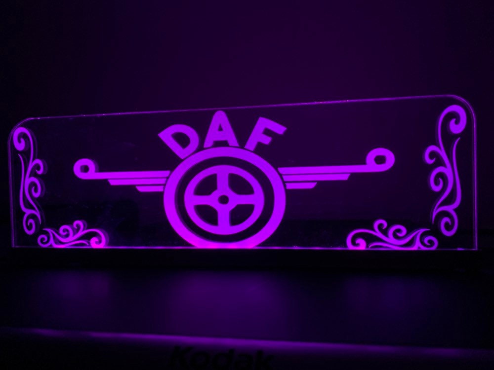 RGB Truck Cabin LED Light 12V/24V – Custom Engraved Bluetooth App Control Board