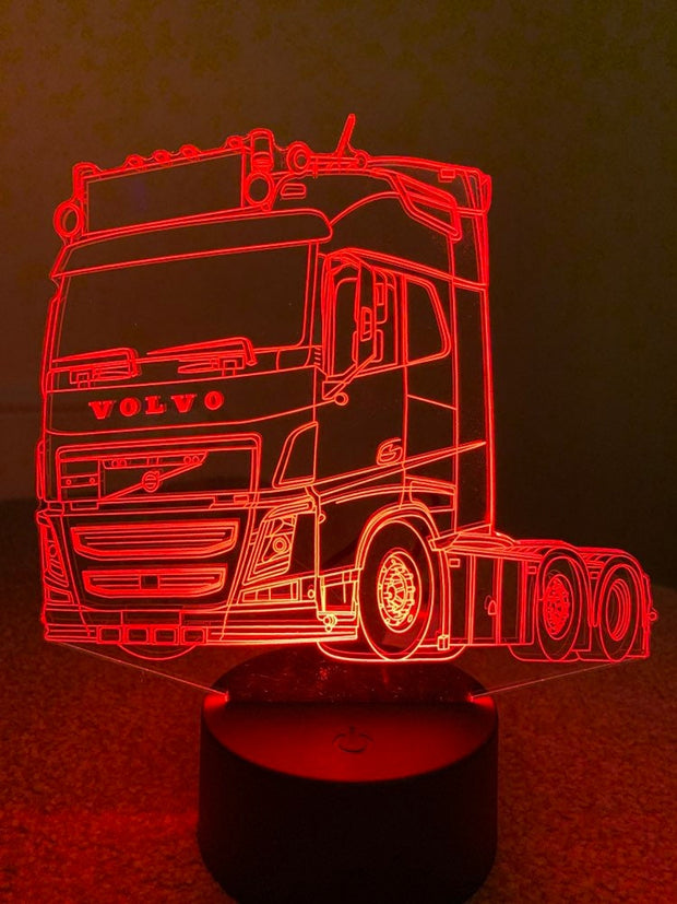 Volvo FH4 Truck 3D Illusion Smart APP Control 3D Illusion Night Light Bluetooth,Music,7&16M Color Mobile App,Made in UK