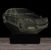 Mercedes S Class 3D Illusion Smart APP Control 3D Illusion Night Light Bluetooth,Music,7&16M Color Mobile App,Made in UK