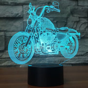 Motorcycle,Chopper 3D Illusion Smart APP Control 3D Illusion Night Light Bluetooth,Music,7&16M Color Mobile App,Made in UK