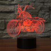 Motorcycle,Chopper 3D Illusion Smart APP Control 3D Illusion Night Light Bluetooth,Music,7&16M Color Mobile App,Made in UK