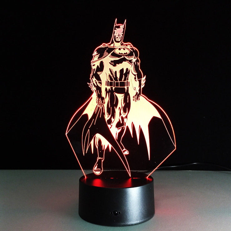 Batman 3D Illusion Smart APP Control 3D Illusion Night Light Bluetooth,Music,7&16M Color Mobile App,Made in UK