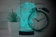 Hulk 3D Illusion Smart APP Control 3D Illusion Night Light Bluetooth,Music,7&16M Color Mobile App,Made in UK