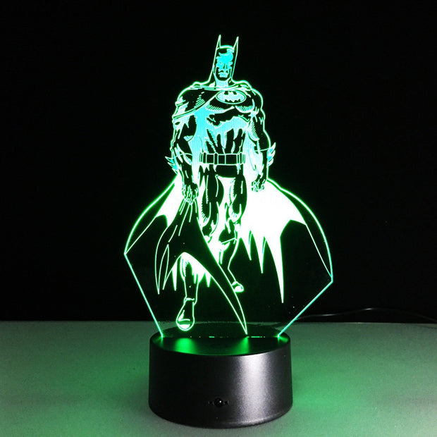 Batman 3D Illusion Smart APP Control 3D Illusion Night Light Bluetooth,Music,7&16M Color Mobile App,Made in UK