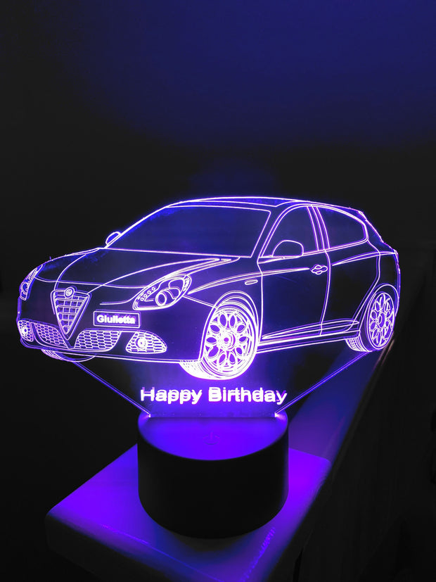 Alfa Giulietta Smart APP Control 3D Illusion Night Light