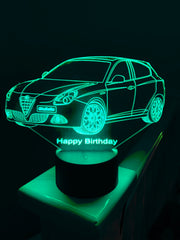 Alfa Giulietta Smart APP Control 3D Illusion Night Light