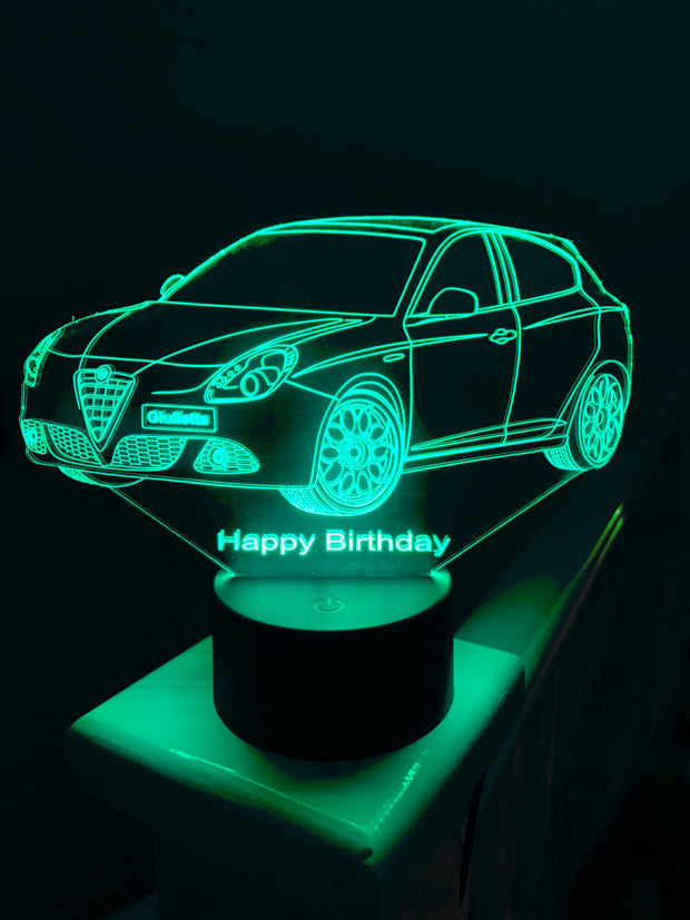 Alfa Giulietta Smart APP Control 3D-Illusions-Nachtlicht