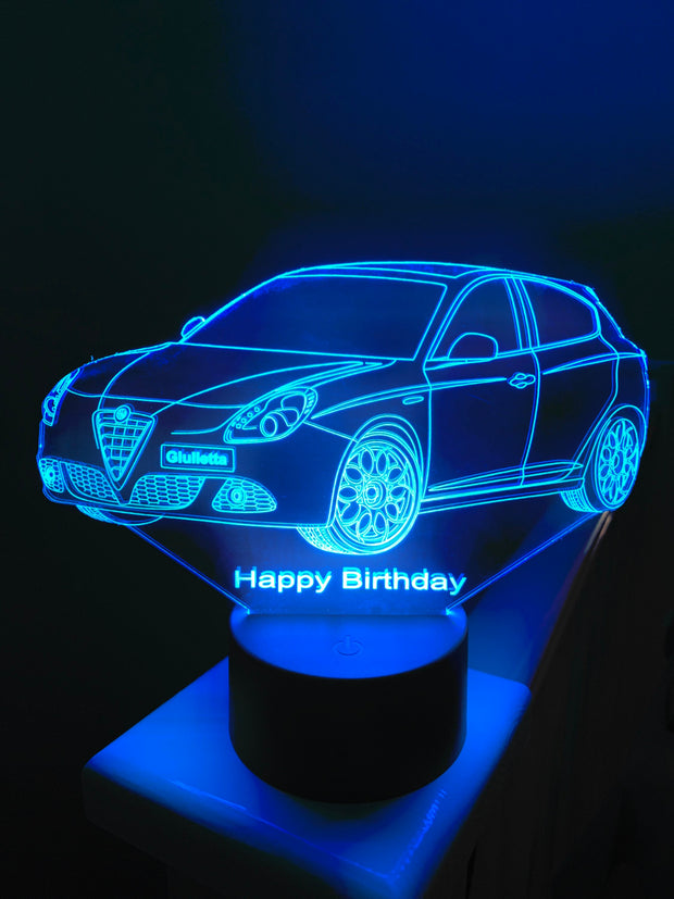 Alfa Giulietta Smart APP Control 3D Illusion Night Light