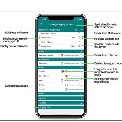 PS5 Controller,Playstation joystick,Smart Control APP 3D Illusion Night Light Bluetooth,Music,7&16M Color Mobile App,Can be personalised