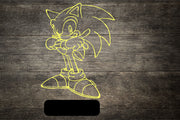 Sonic Personalized 3D Illusion Smart APP Control 3D Illusion Night Light Bluetooth,Music,7&16M Color Mobile App,Made in UK