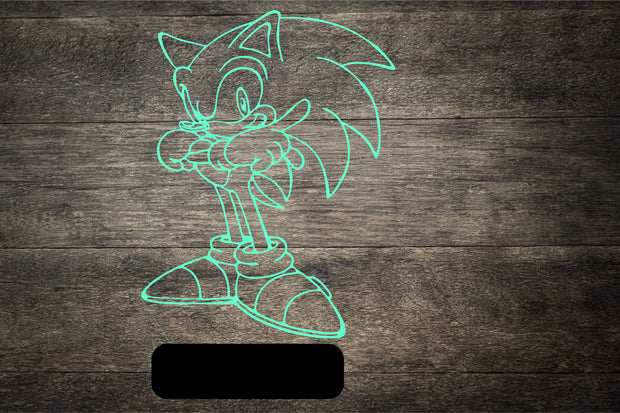 Sonic Personalized 3D Illusion Smart APP Control 3D Illusion Night Light Bluetooth,Music,7&16M Color Mobile App,Made in UK