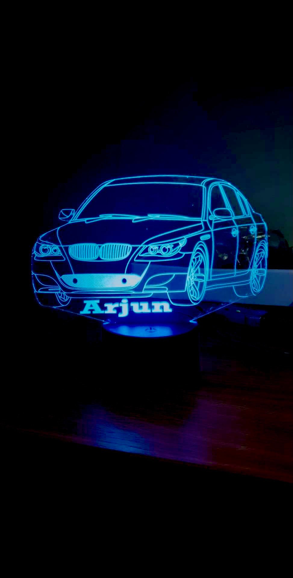 BMW 3 Series 3D Illusion Smart APP Control 3D Illusion Night Light Bluetooth,Music,7&16M Color Mobile App,Made in UK