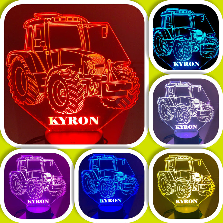 Tractor 3D Illusion Smart APP Control 3D Illusion Night Light Bluetooth,Music,7&16M Color Mobile App,Made in UK