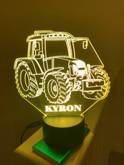 Tractor 3D Illusion Smart APP Control 3D Illusion Night Light Bluetooth,Music,7&16M Color Mobile App,Made in UK