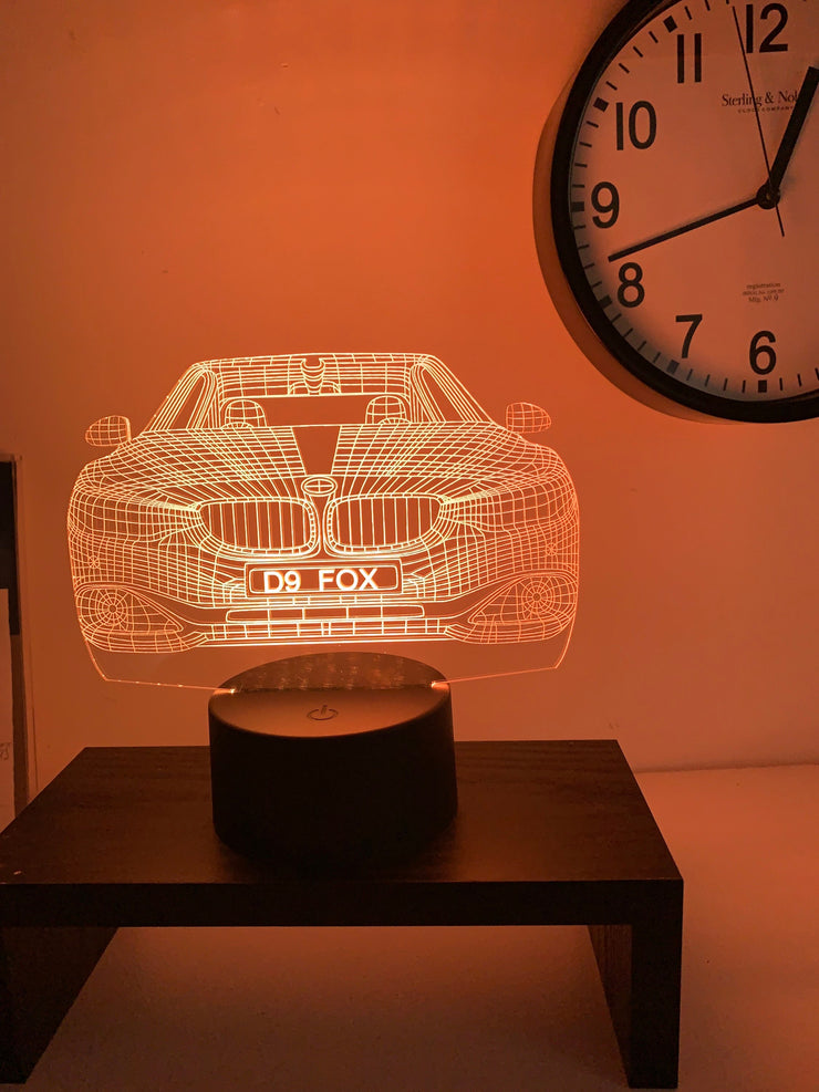 BMW 3D Illusion Smart APP Control 3D Illusion Night Light Bluetooth,Music,7&16M Color Mobile App,Made in UK