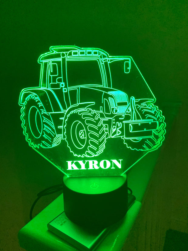 Tractor 3D Illusion Smart APP Control 3D Illusion Night Light Bluetooth,Music,7&16M Color Mobile App,Made in UK