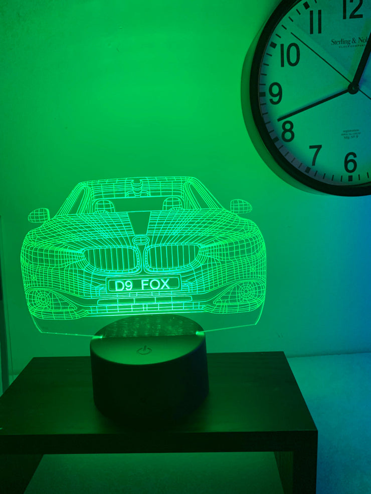 BMW 3D Illusion Smart APP Control 3D Illusion Night Light Bluetooth,Music,7&16M Color Mobile App,Made in UK