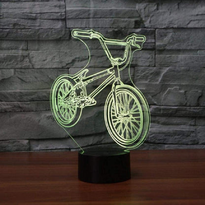 Fahrrad, Fahrrad, BMX, personalisierte 3D-Illusion, intelligente APP-Steuerung, 3D-Illusion, Nachtlicht, Bluetooth, Musik, 7 und 16 Millionen Farben, mobile App, hergestellt in Großbritannien