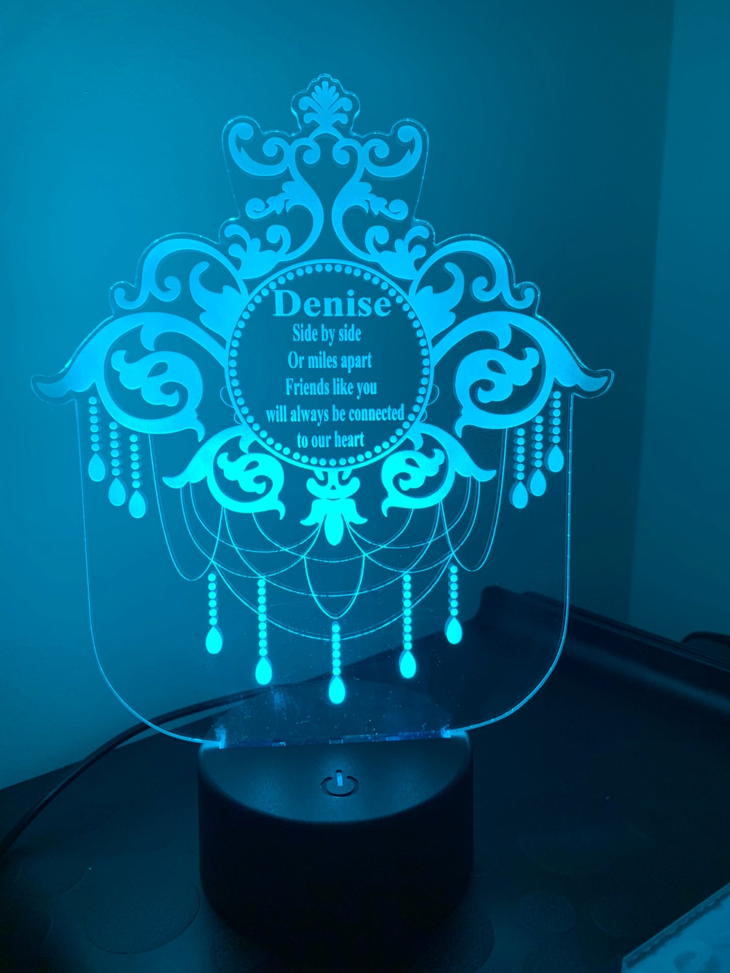 Dreamcatcher, 3D Illusion Smart APP Control 3D Illusion Night Light Bluetooth,Music,7&16M Color Mobile App,Made in UK