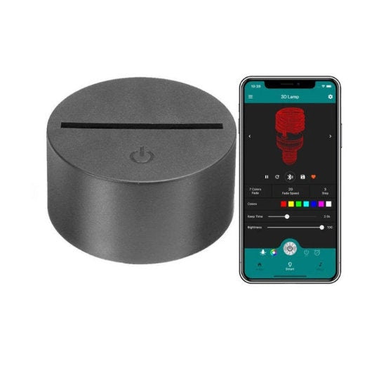 New Defender 3D Illusion Smart APP Control 3D Illusion Night Light Bluetooth,Music,7&16M Color Mobile App,Made in UK