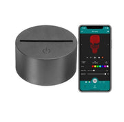 Eagle,Smart APP Control 3D Illusion Night Light Bluetooth,Music,7&16M Color Mobile App,Can be personalised ,Made in UK