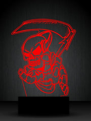 Skull Personalized 3D Illusion Smart APP Control 3D Illusion Night Light Bluetooth,Music,7&16M Color Mobile App,Made in UK