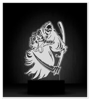 Grim Reaper,Death 3D Illusion Smart APP Control 3D Illusion Night Light Bluetooth,Music,7&16M Color Mobile App