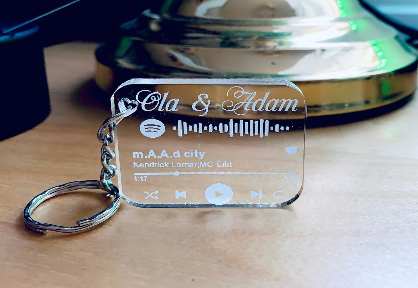 Song Code Schlüsselanhänger Personalisierter Album-Schlüsselanhänger für Freundin, Freund, Geschenk für jeden Anlass
