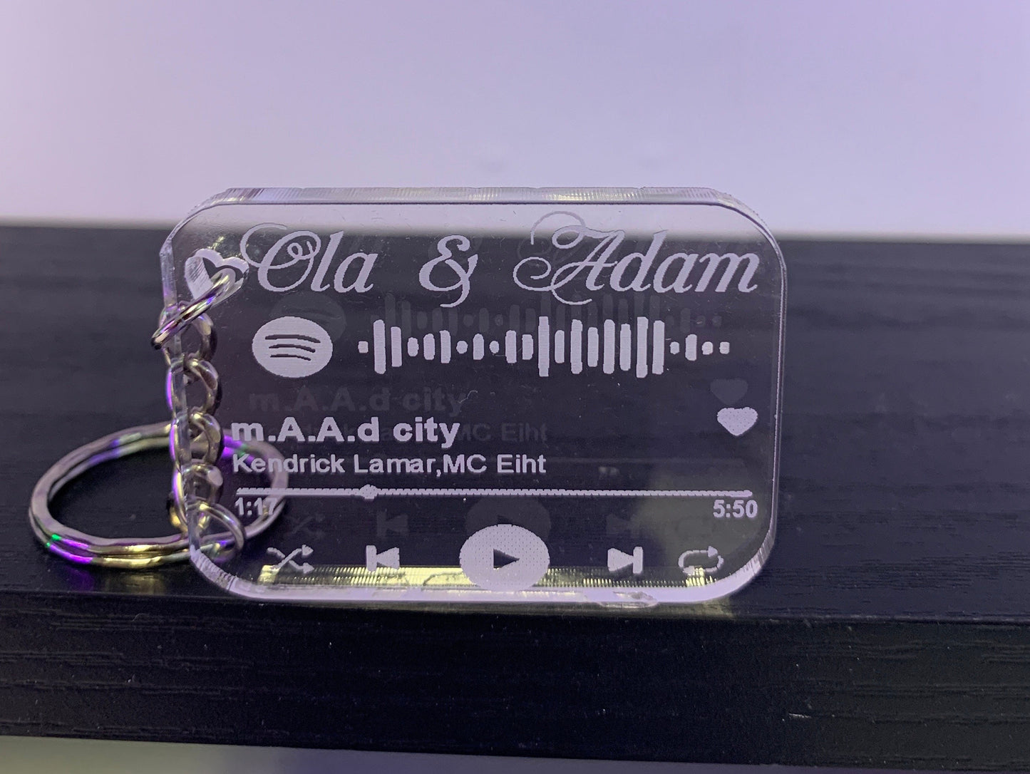 Song Code Schlüsselanhänger Personalisierter Album-Schlüsselanhänger für Freundin, Freund, Geschenk für jeden Anlass
