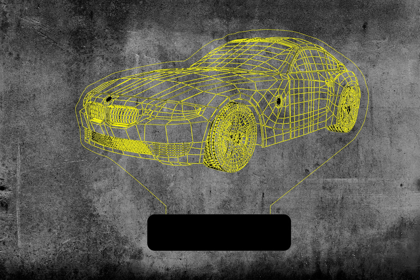 BMW Z4,3D Illusion Smart APP Control 3D Illusion Night Light Bluetooth,Music,7&16M Color Mobile App,Made in UK