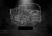 Volvo Tipper Truck 3D Illusion Smart APP Control 3D Illusion Night Light Bluetooth,Music,7&16M Color Mobile App,Made in UK