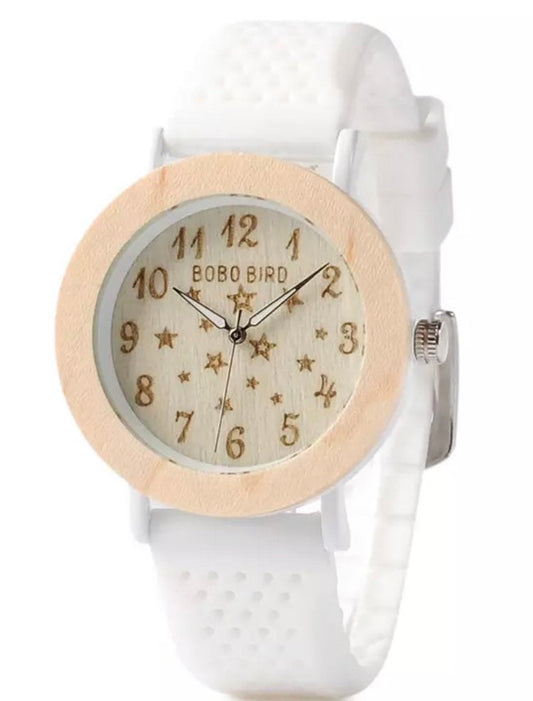 Personalised Bobo Bird Women's Wooden Quartz Watch,Gift Box Included