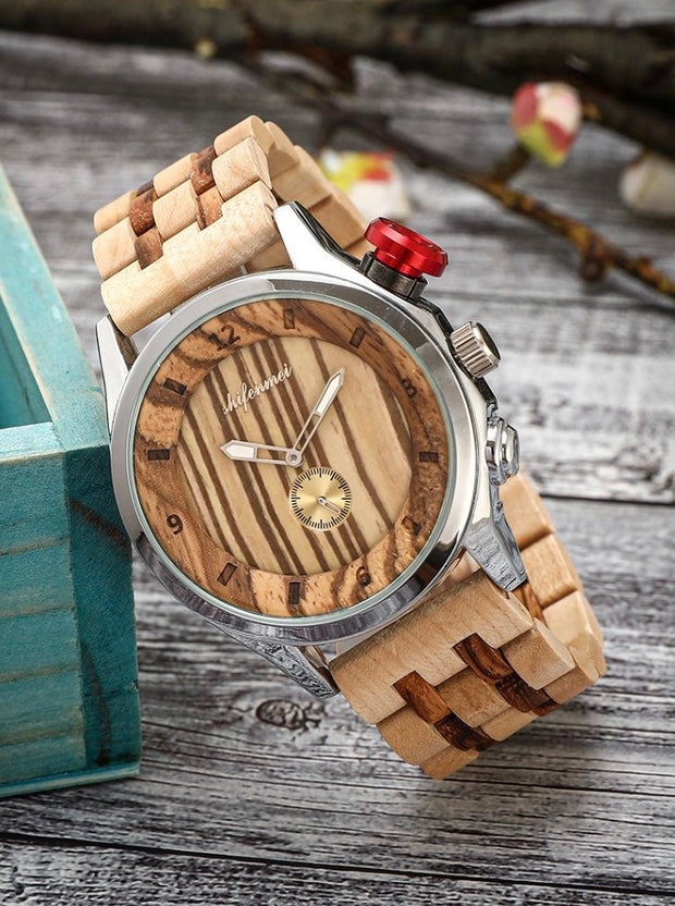 Fashion Newest Luxury Wooden Unisex Quartz Watch ,