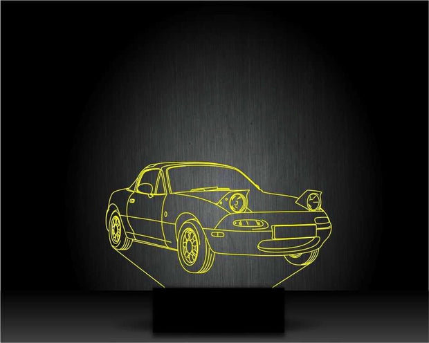 Mazda MX 5 ,Personalized Mk1 ,3D Illusion Smart APP Control 3D Illusion Night Light Bluetooth,Music,7&16M Color Mobile App