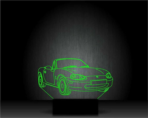 Mazda MX 5 Convertible ,Personalized Mk2 ,3D Illusion Smart APP Control 3D Illusion Night Light Bluetooth,Music,7&16M Color Mobile App